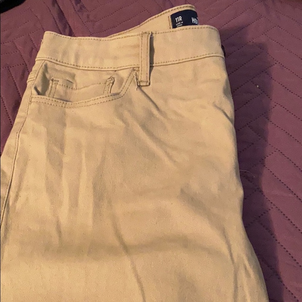 Tan work pants from Hollister